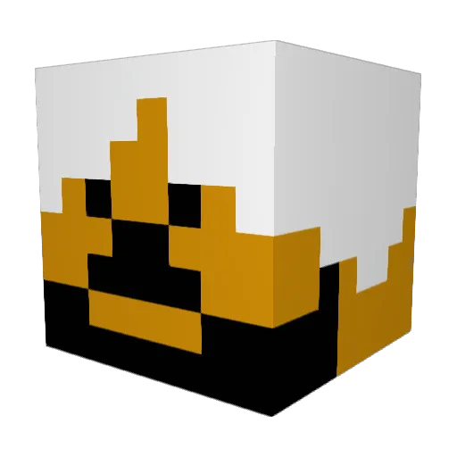 Whoahy Minecraft avatar head, 3D render