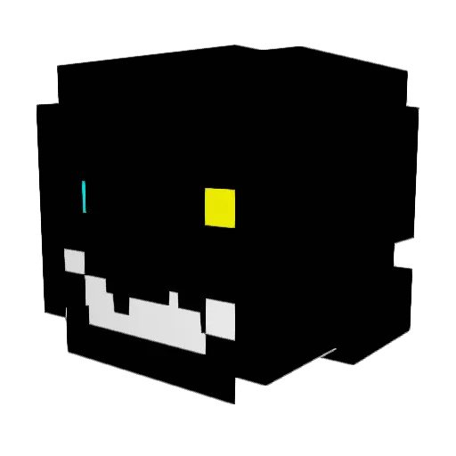 WhojtechReal Minecraft avatar head, 3D render
