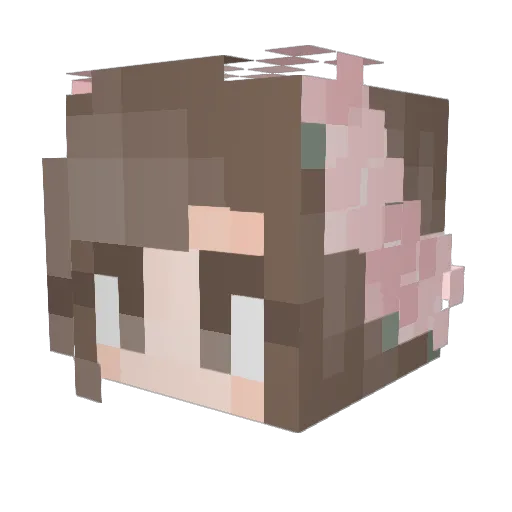 WholeMilk158 Minecraft avatar head, 3D render
