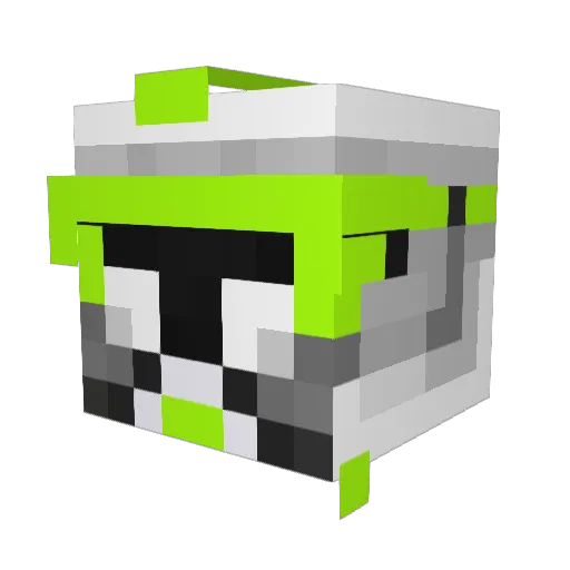 Wholecorpse Minecraft avatar head, 3D render