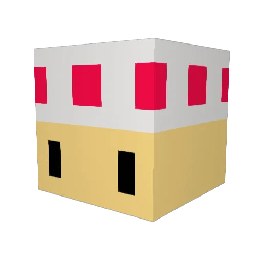 WhomsTisB Minecraft avatar head, 3D render