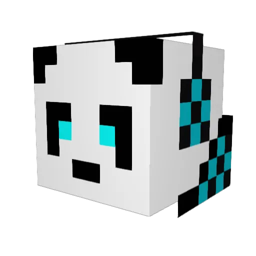 WhoopsieDaisy Minecraft avatar head, 3D render