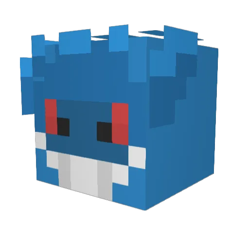 WhoppaWitDaChopa Minecraft avatar head, 3D render