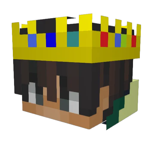 WhosJames Minecraft avatar head, 3D render