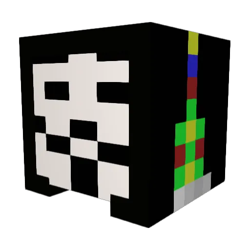 WhosJo Minecraft avatar head, 3D render