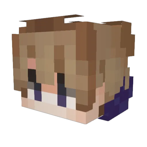 WhosKevv Minecraft avatar head, 3D render