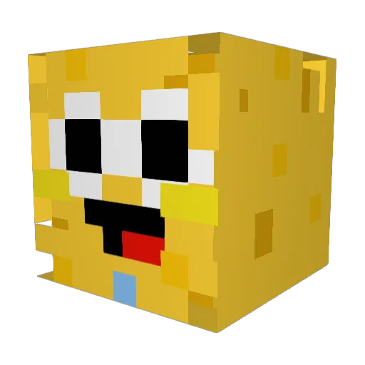 Whosh221 Minecraft avatar head, 3D render