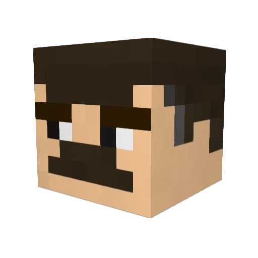 WhyAreYouGay44 Minecraft avatar head, 3D render