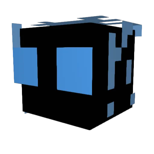 WhyHowWhen Minecraft avatar head, 3D render