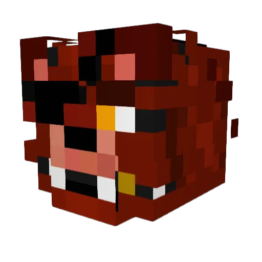 WhyItz Minecraft avatar head, 3D render