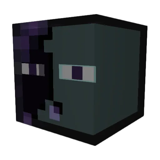 WhyKen Minecraft avatar head, 3D render