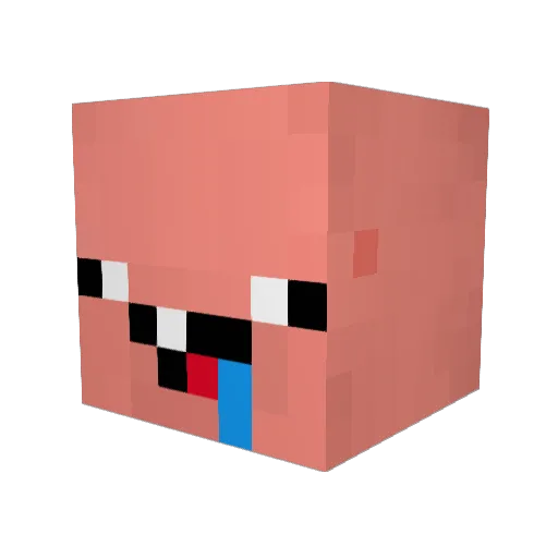 WhySoStunning Minecraft avatar head, 3D render