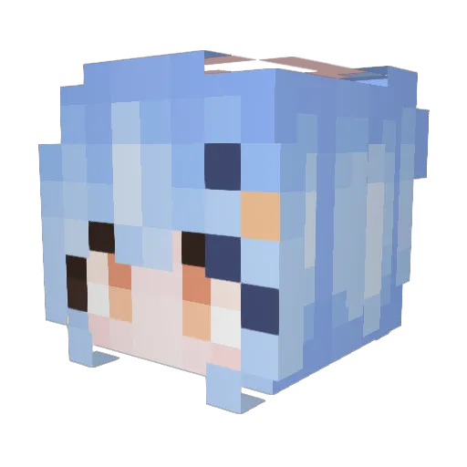 WhyUseVape Minecraft avatar head, 3D render