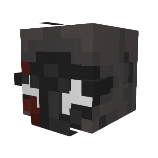 WhyZez Minecraft avatar head, 3D render
