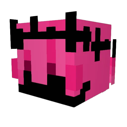 Why______ Minecraft avatar head, 3D render