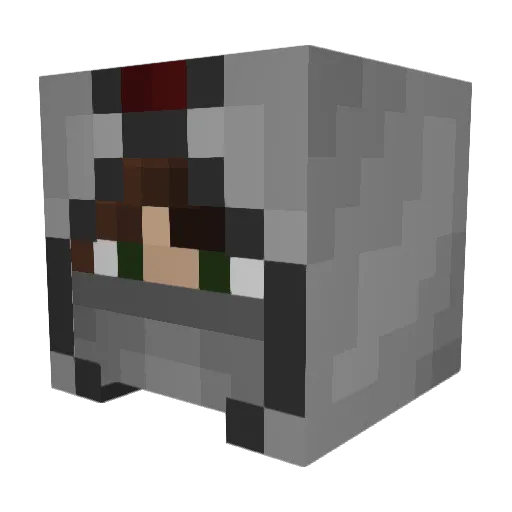 Whyatee Minecraft avatar head, 3D render