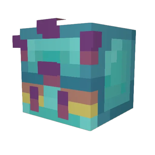 Whykenns_ Minecraft avatar head, 3D render