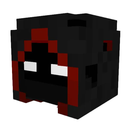 WhynotNot Minecraft avatar head, 3D render