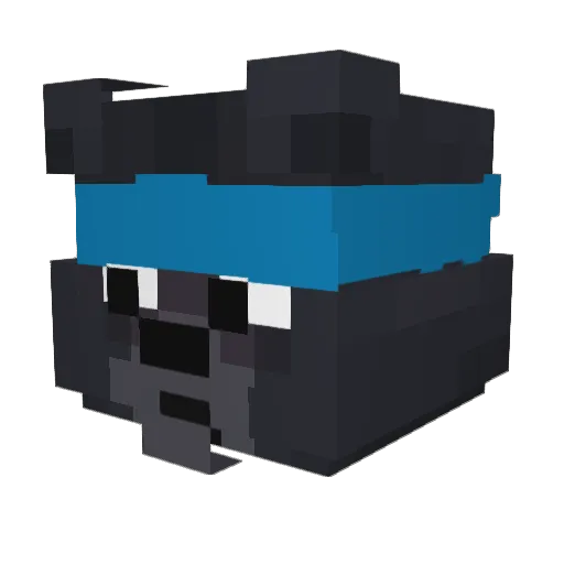 Whyrex3 Minecraft avatar head, 3D render