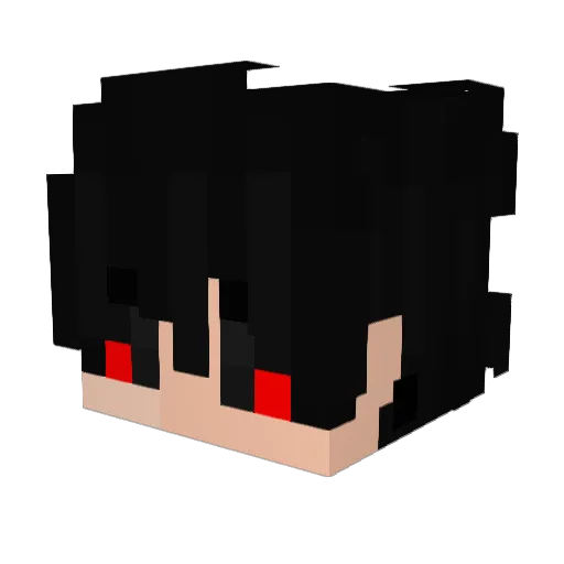 Whysyy Minecraft avatar head, 3D render