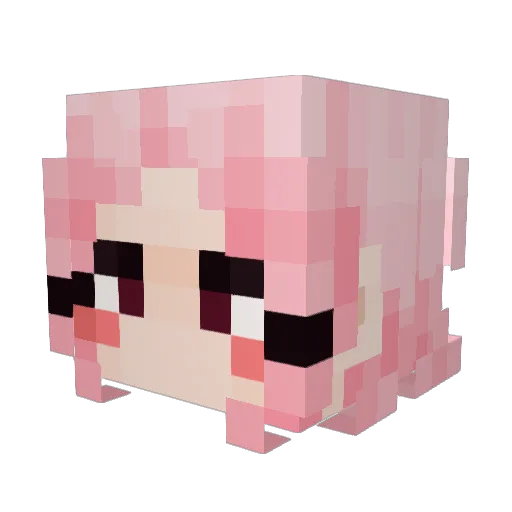 Whyth0_ Minecraft avatar head, 3D render