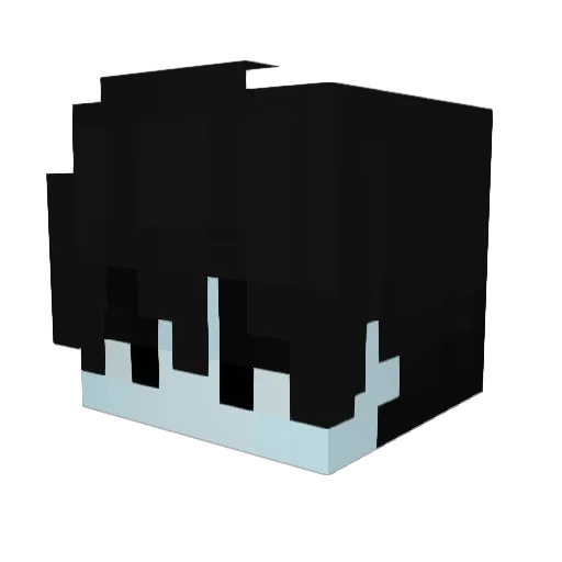 Whytxz Minecraft avatar head, 3D render