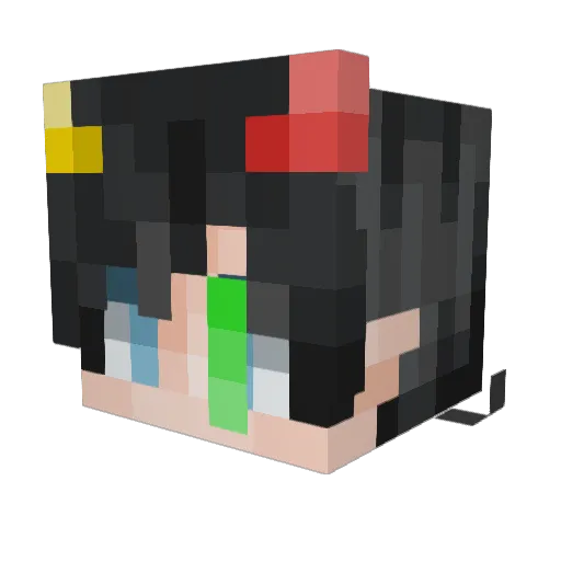 Wi11anator Minecraft avatar head, 3D render