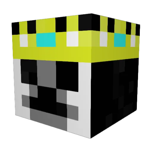 Wi11zw Minecraft avatar head, 3D render