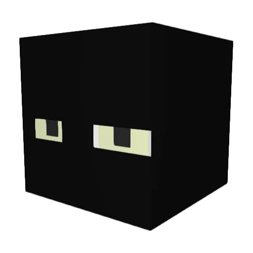 Wi1liamask Minecraft avatar head, 3D render