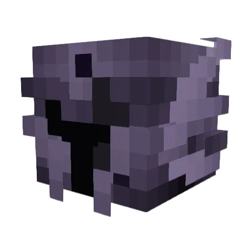 Wi2te Minecraft avatar head, 3D render