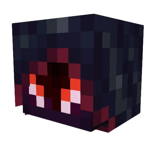 WiFiEater Minecraft avatar head, 3D render