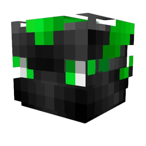 WiFiStealer Minecraft avatar head, 3D render