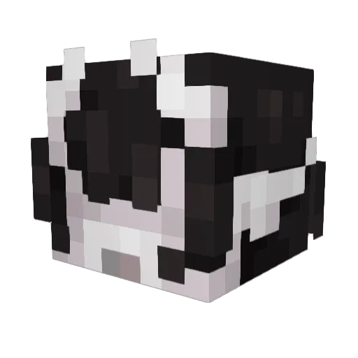 WiFi_13 Minecraft avatar head, 3D render