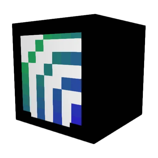 WiFi_san_9843 Minecraft avatar head, 3D render