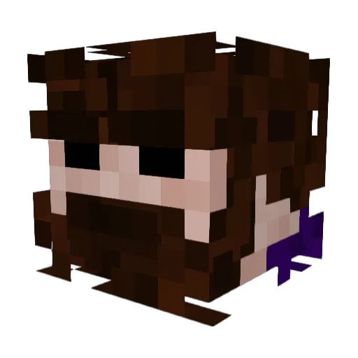 Wibroniar Minecraft avatar head, 3D render