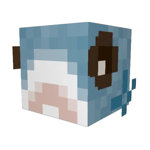 WiccheHazel Minecraft avatar head, 3D render
