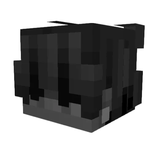WichtigesWlan Minecraft avatar head, 3D render