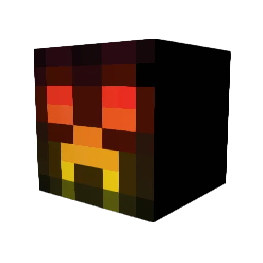 WickedMods Minecraft avatar head, 3D render
