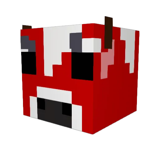 WickedWiner Minecraft avatar head, 3D render