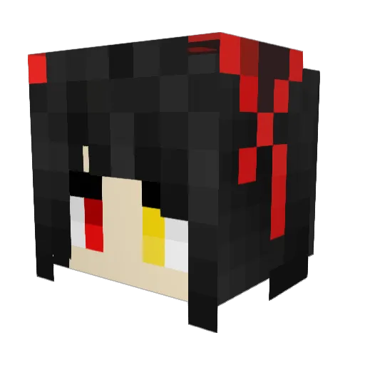 Wickedslayer01 Minecraft avatar head, 3D render