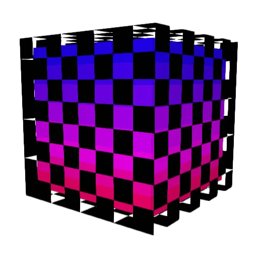 Wid0n Minecraft avatar head, 3D render