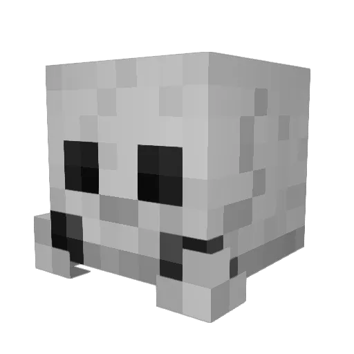 Widderen Minecraft avatar head, 3D render