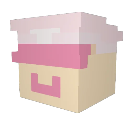 WiderThanEurasia Minecraft avatar head, 3D render