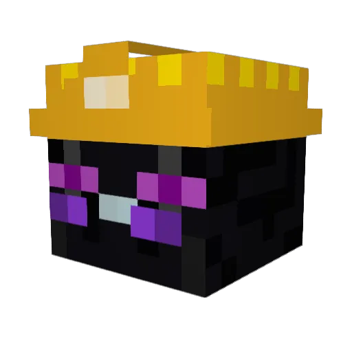 Widermax Minecraft avatar head, 3D render