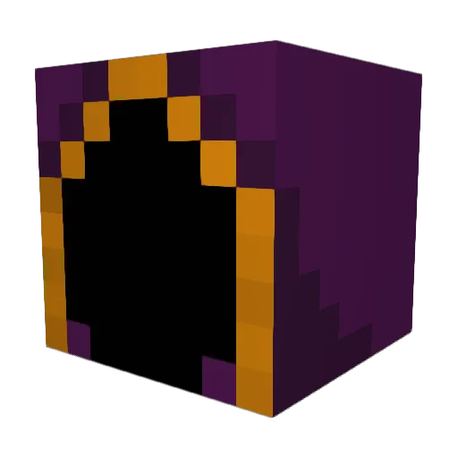 Widrika Minecraft avatar head, 3D render