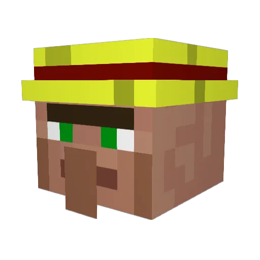 Wiener_Wolf Minecraft avatar head, 3D render