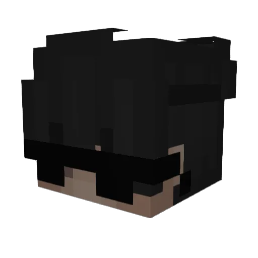 WieselGHG Minecraft avatar head, 3D render
