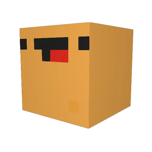 Wiesenwicht Minecraft avatar head, 3D render