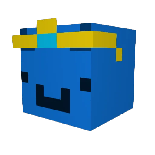 Wiferzzz Minecraft avatar head, 3D render