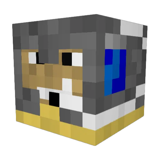 Wigajiga1 Minecraft avatar head, 3D render
